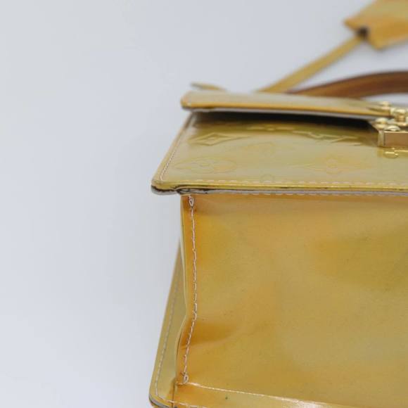 LOUIS VUITTON Monogram Vernis Spring street Hand Bag Gris M91029 LV Auth 84706 - Picture 15 of 16